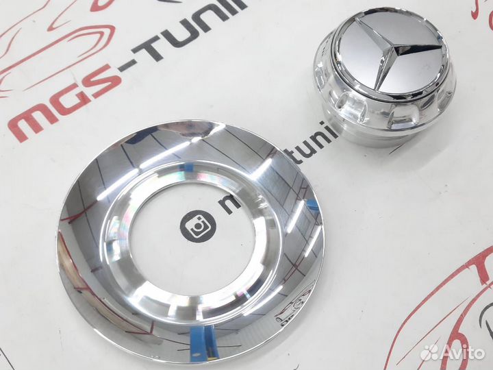 Колпачок Mercedes тарелка Silver 145мм 1 шт