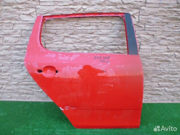Шкода Фабиа 2 дверь задняя правая с 2007-2014