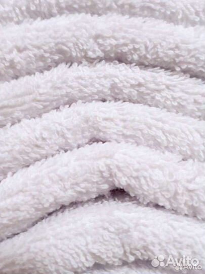 Белый махровый халат