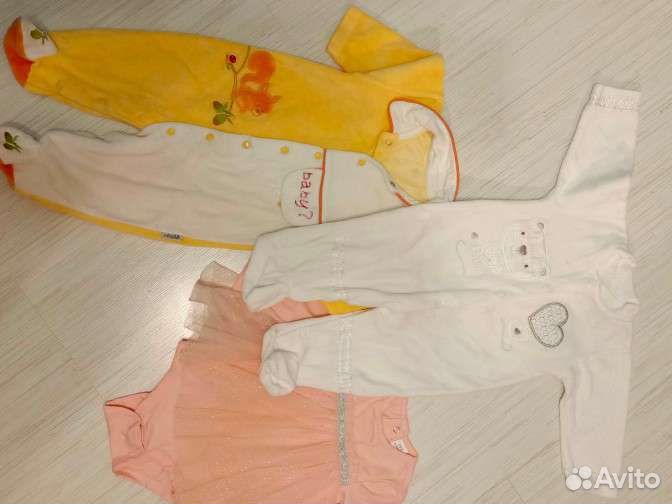 Вещи пакетом для девочки 62-80