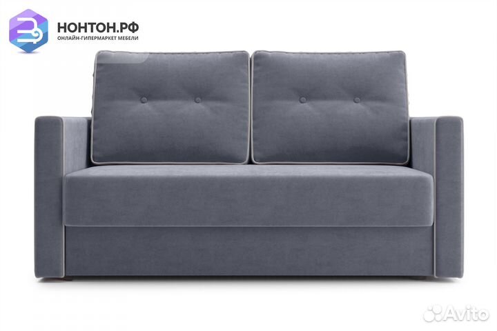 Диван еврокнижка Леон темно-серый