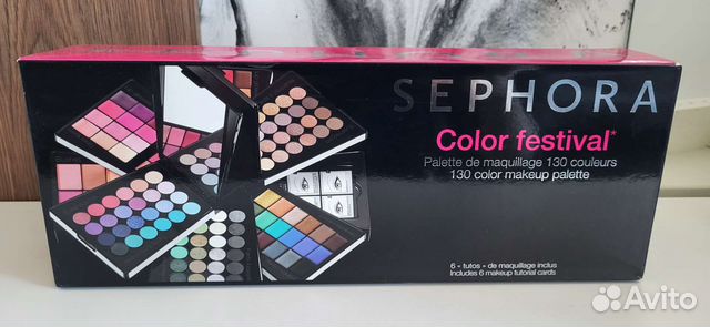 Sephora набор косметики+подарок компакная пудра