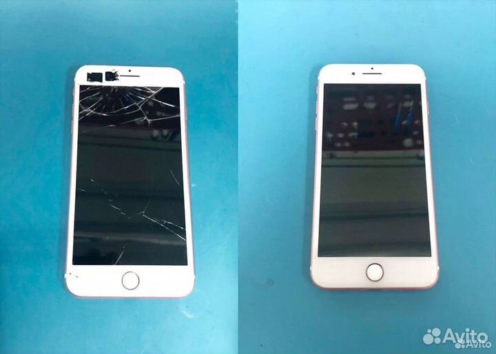 Замена стекла (экрана) iPhone, iPad, android