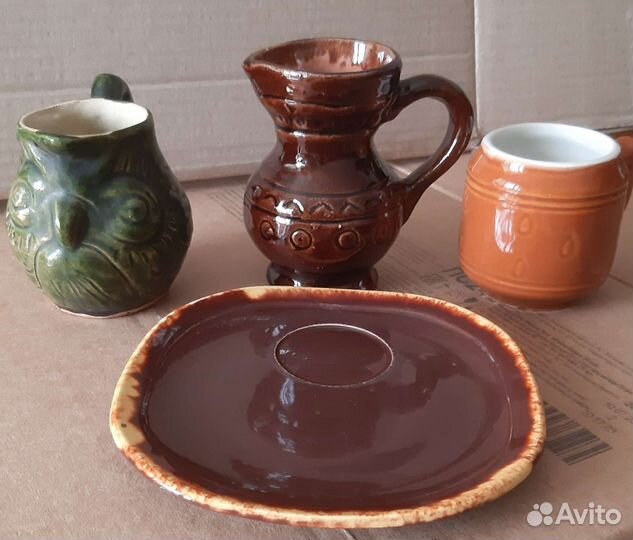 Сливочники, молочники керамика СССР