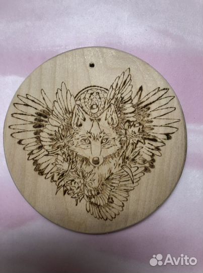 Подставка под горячее (набор 7 шт) дерево