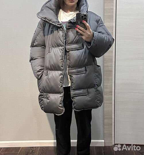 Пуховик зимний оверсайз hooli