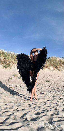 Крылья ангела чёрные