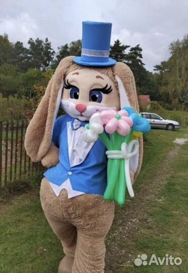Ростовая кукла мишка и зайка печенька на праздник