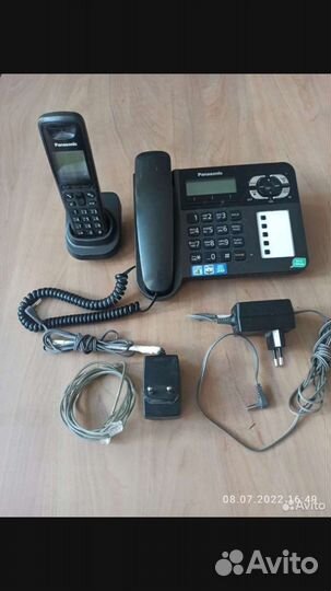 Мини атс с трубкой Panaconic KX-tca151rut