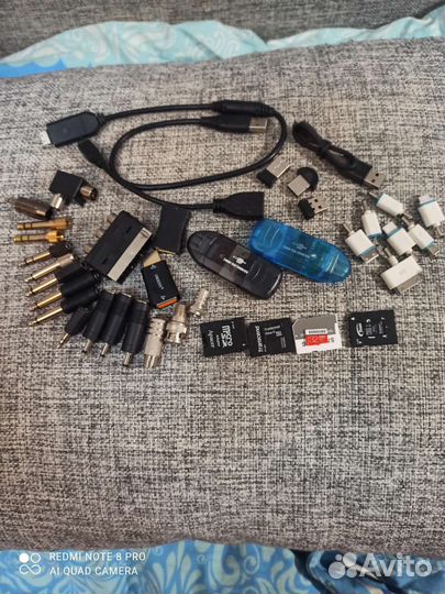 Переходники, адаптеры, штекеры, флешки