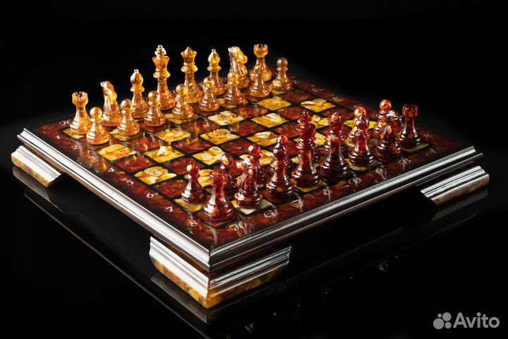 Янтарь. Шахматы. Янтарные Шахматы 