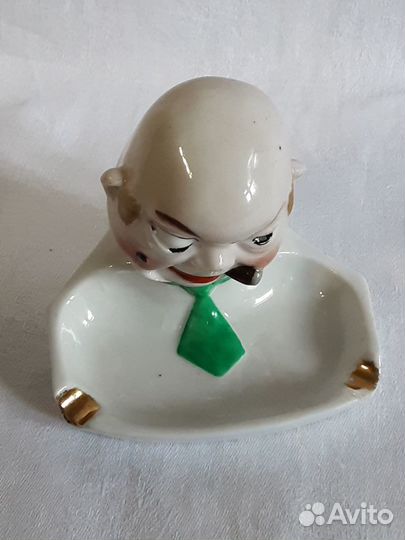 Антикварная пепельница, довоенная