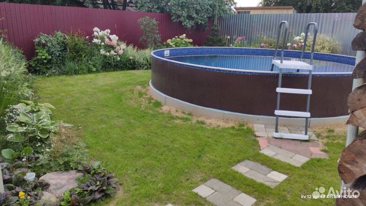 Бассейн каркасный морозоустойчивый Лагуна