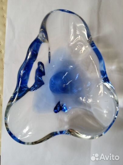 Пепельница, цветное стекло, СССР