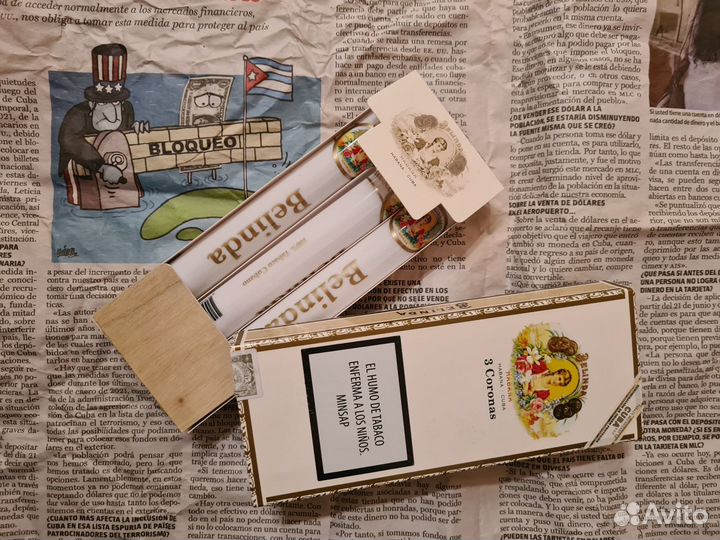 Тубус и коробка для сигар