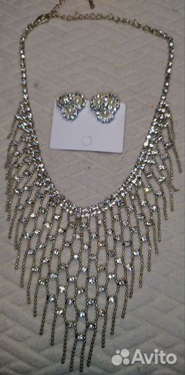 Чешские броши и колье. Винтажные украшения