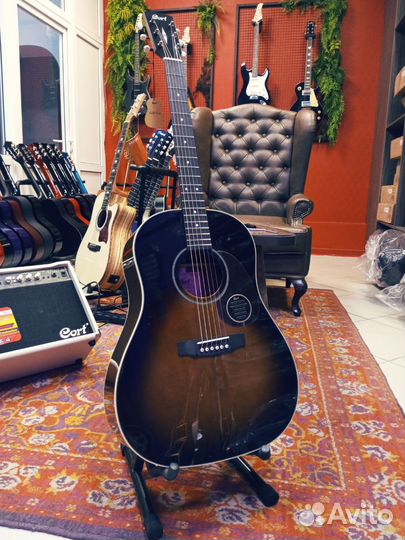 Гитара Cort электро акустическая с массивом