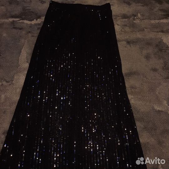 Юбка с пайетками