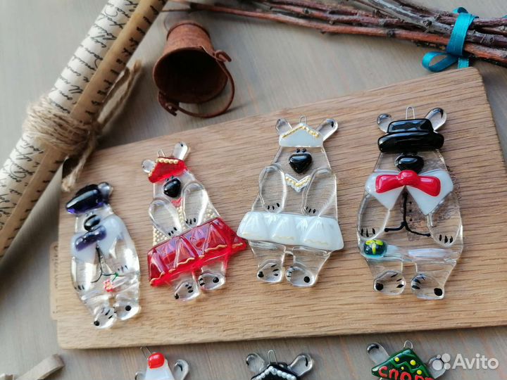 Елочные игрушки стекло новые