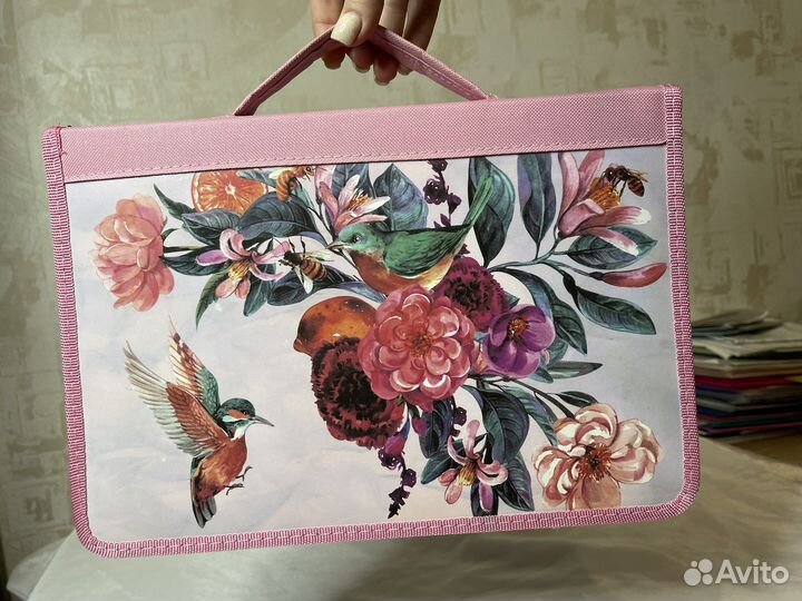 Рюкзак / портфель и папка для девочки