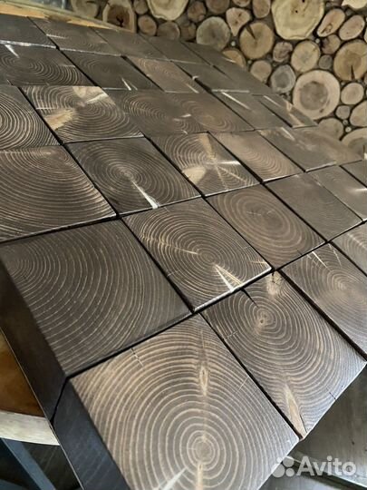 Панно на стену брус сосны