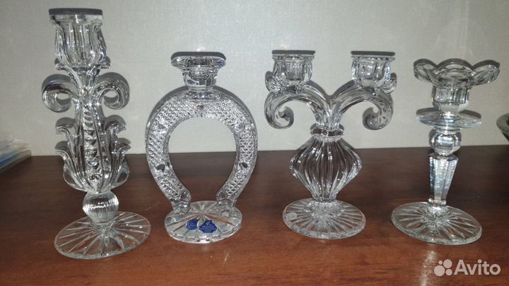Хрустальные подсвечники