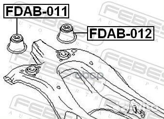 Сайленблок задней балки (ford mondeo GE 2000-20