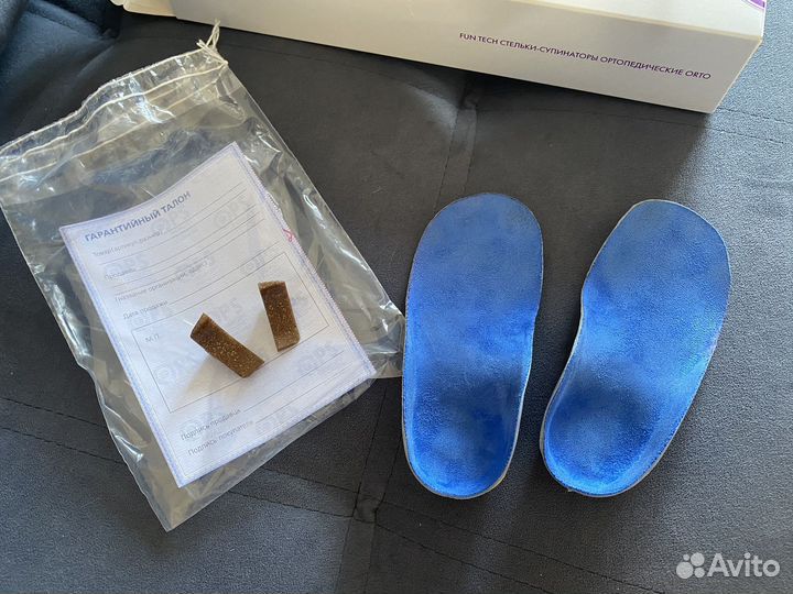 Стельки ортопедические orto FUN tech 21-22 размера