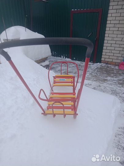 Детские санки для двойни