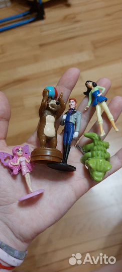 Игрушки киндер сюрприз sweet box, россыпь, пакет