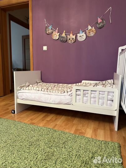 Детская кровать с матрасом 140х70