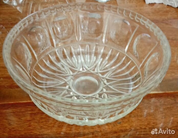 Конфетница/салатница хрусталь