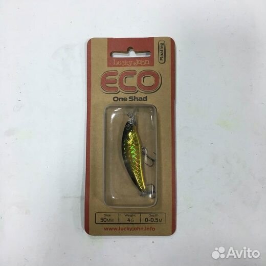 Воблер Lucky John Eco One Shad (4 г) E107