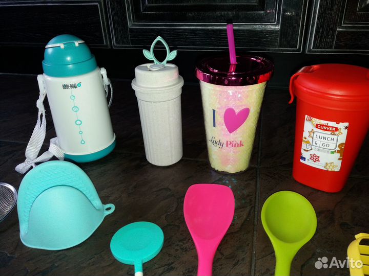 Кухонная утварь, термос детский, ланчбокс, ситячко