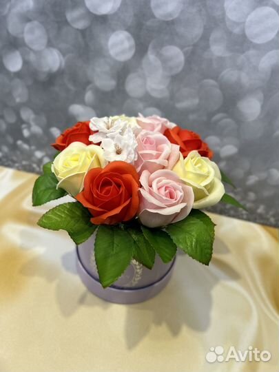 Мыльные букеты из роз