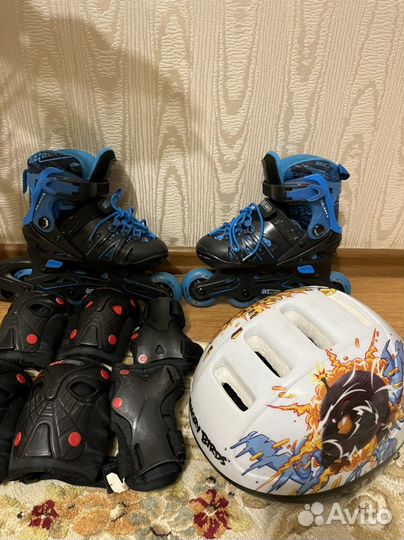 Ролики плюс экипировка раз.28-31