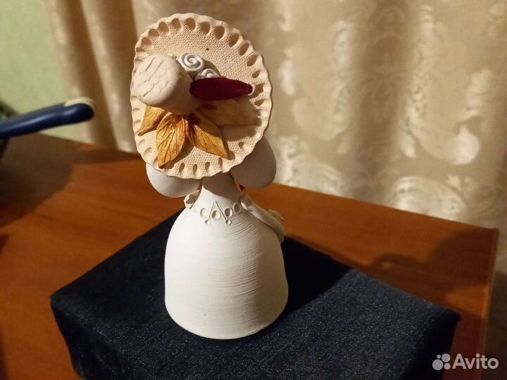 Колокольчики керамика. Крыска. Эмаль