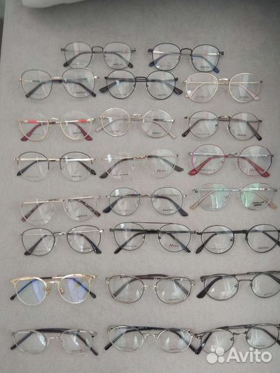 Очки на заказ круглые, металлические