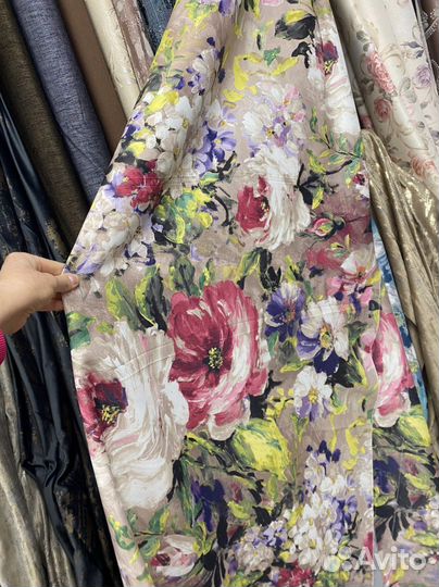 Шторы бархат