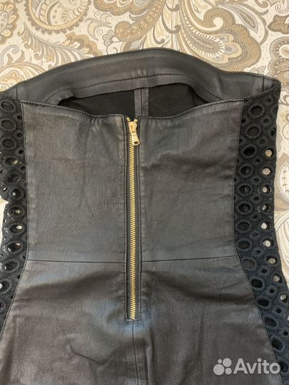 Кожаное платье