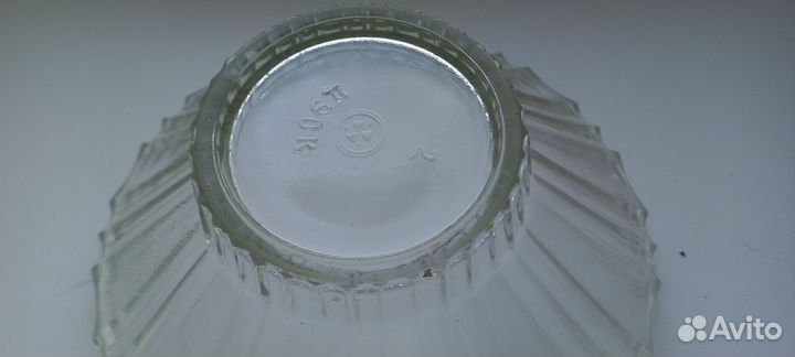 Ваза для фруктов стекло СССР