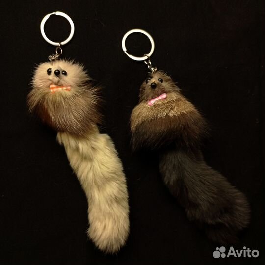 Брелок пушистый обвес y2k vintage 2000's archive