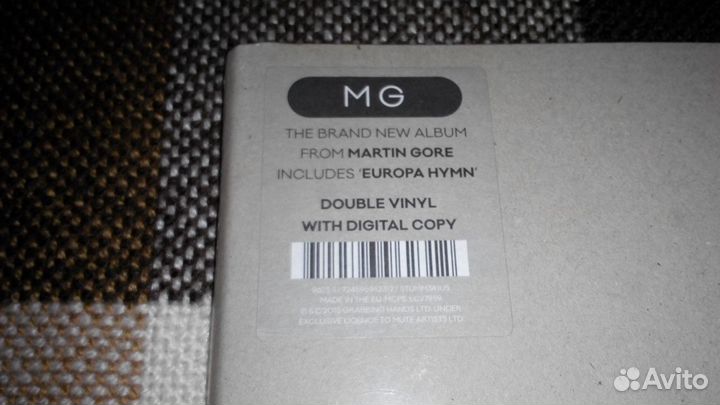 Martin Gore MG 2LP Винил