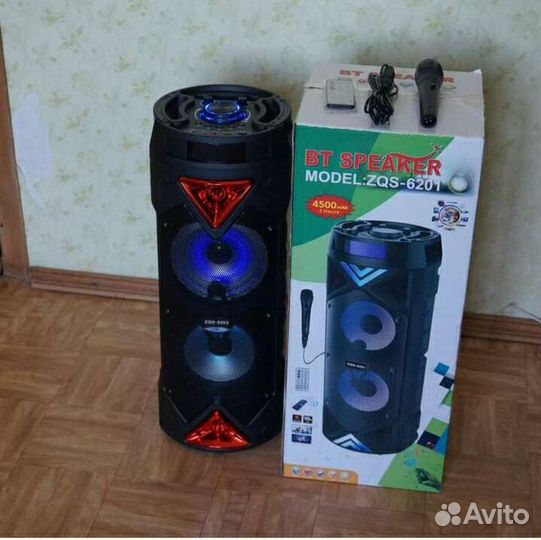 Портативна колонка ZQS 6202