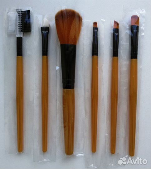 Набор кистей для макияжа 6 штук