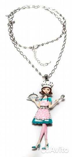 Колье Moon Paris, цепь, девушка кулинар, C&C-CO139
