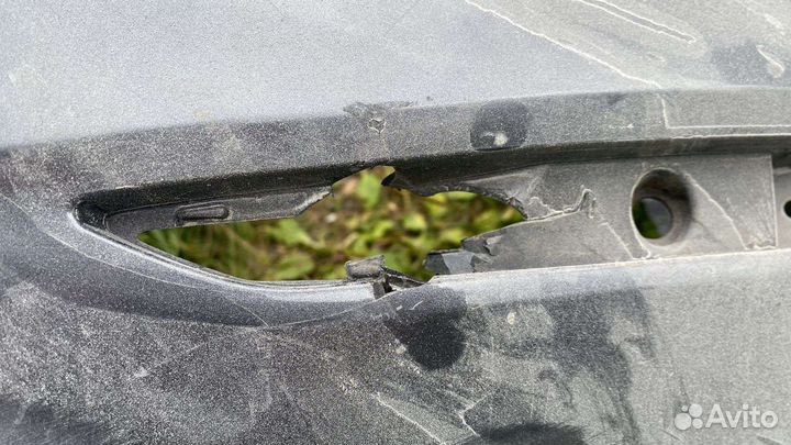 Задний бампер на hyundai solaris 2