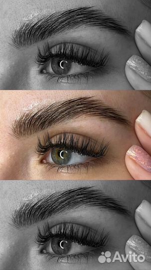 Окрашивание бровей