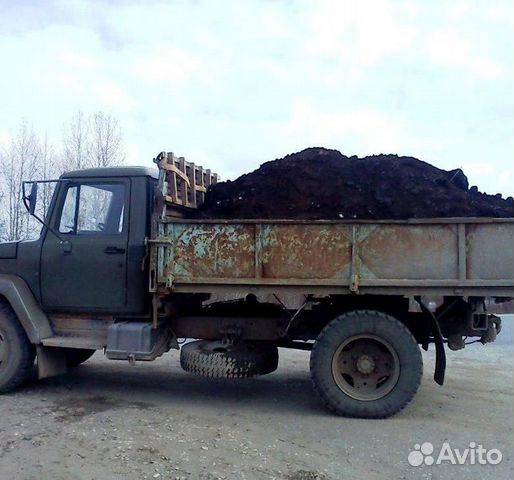 Чернозем, Грунт плодородный, Перегной - ЗИЛ, Камаз