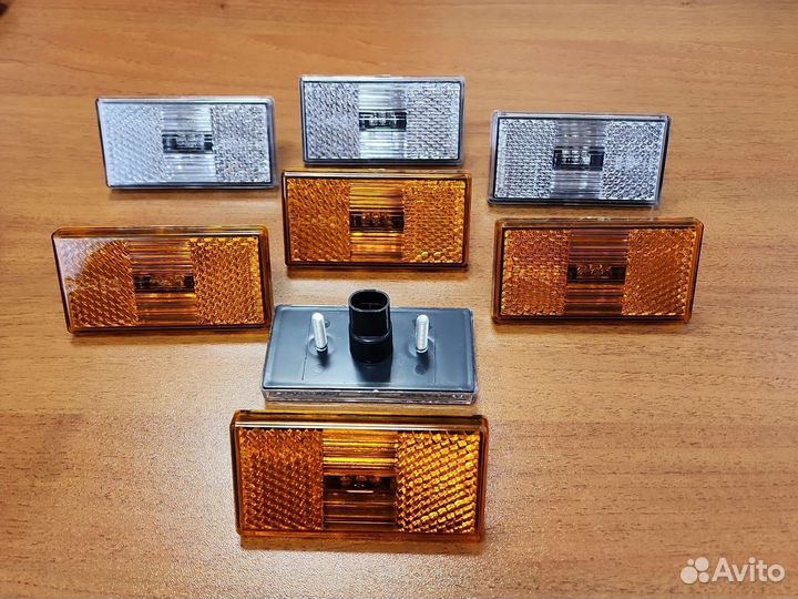 Фонарь габаритный 50.3731-008 желтый 12/24в 16шт